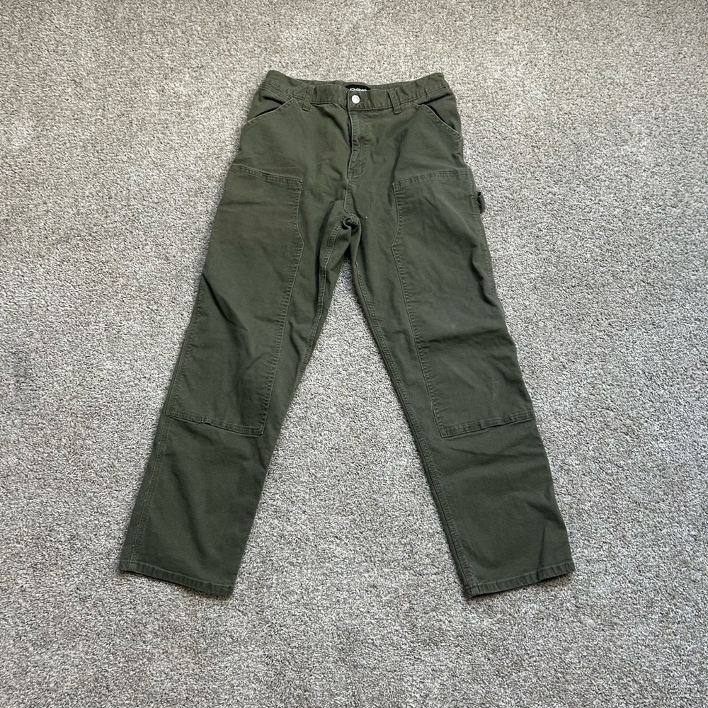 Dark Green RSQ Utility Cargo Pants